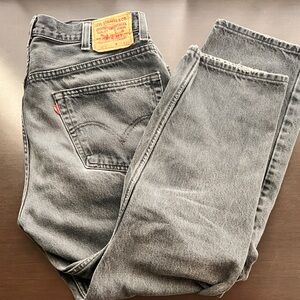 Levi's 505 Gray Relaxed Jeans 38/30